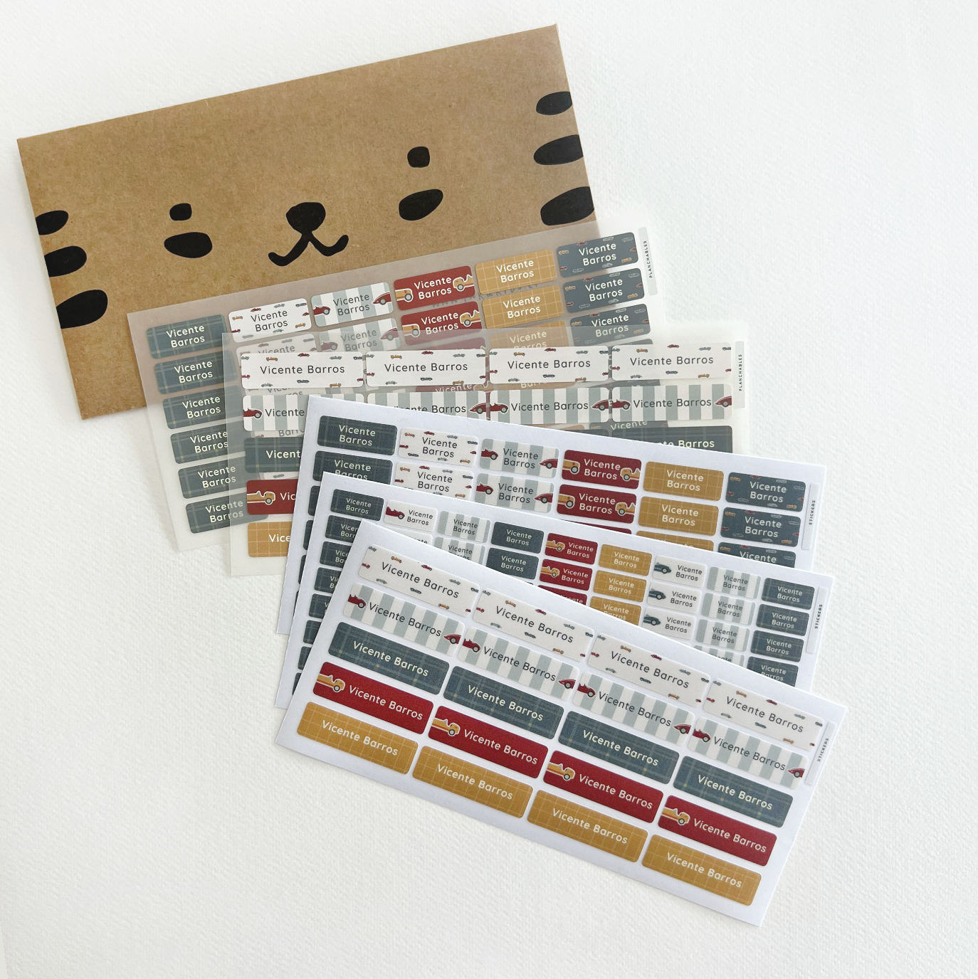 Set 5  / Adhesivas + Planchables