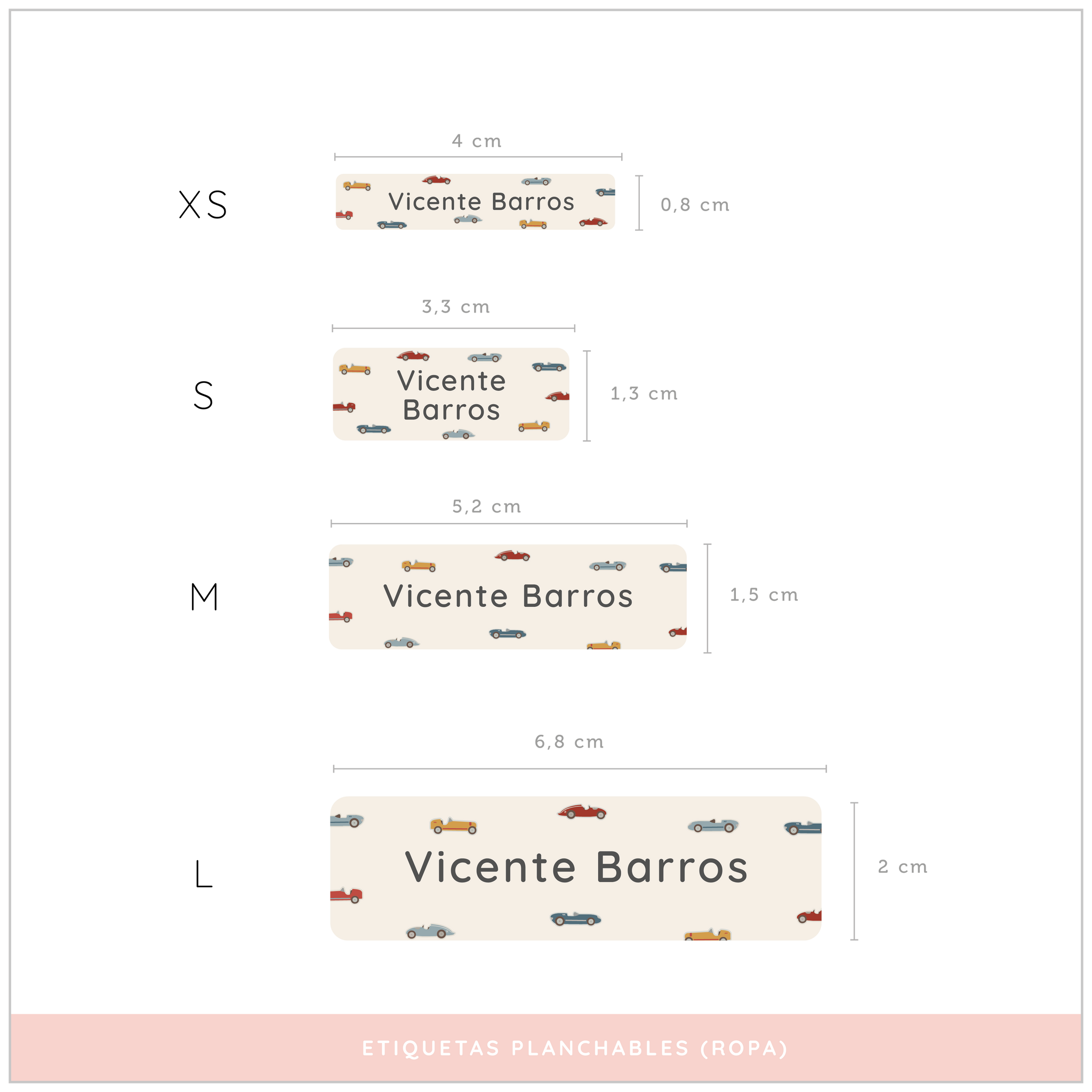 Colección Car Planchable